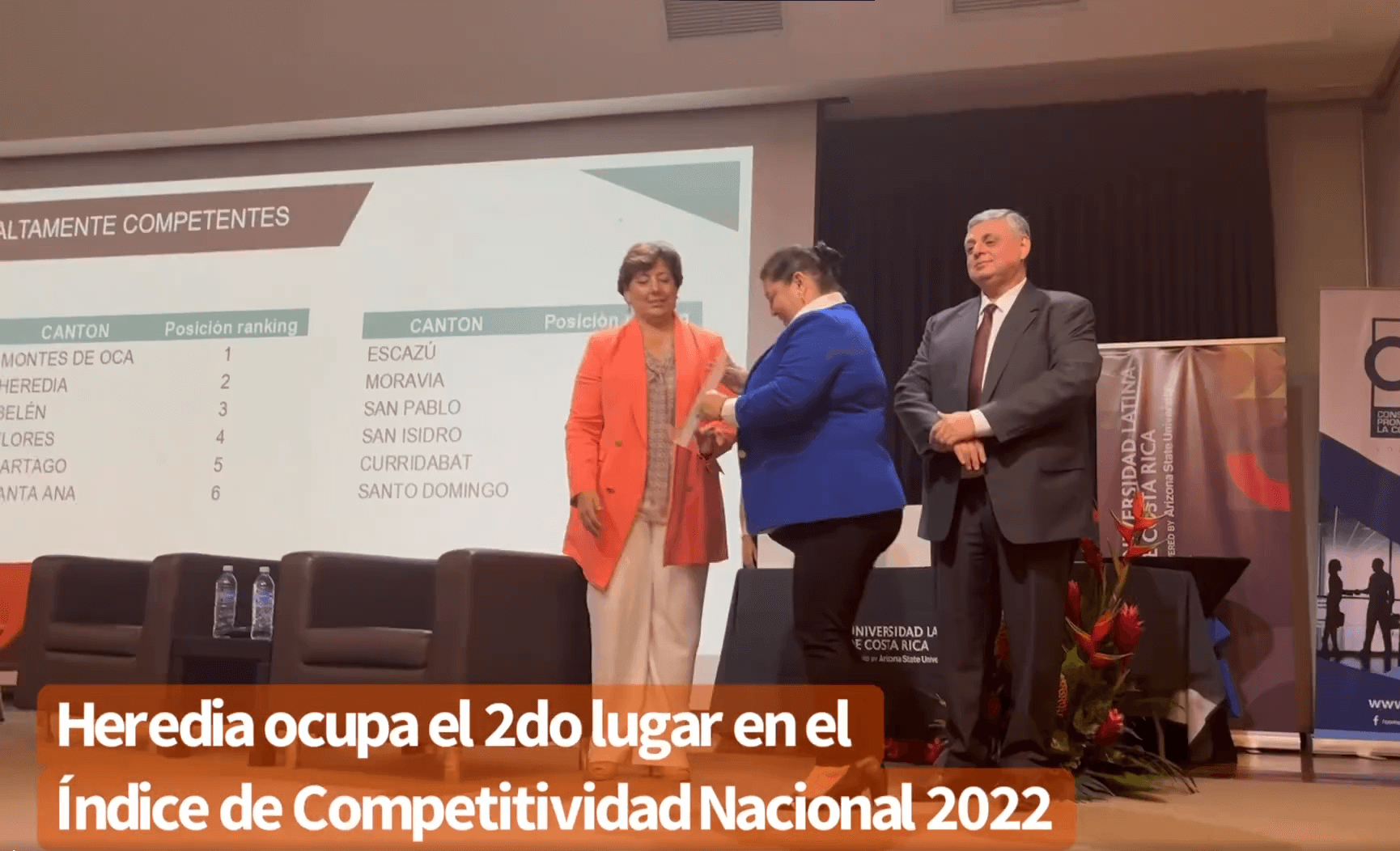 FB – Municipalidad de Heredia | El Consejo de Promoción de la Competitividad de Costa Rica presentó el segundo Índice de Competitividad Nacional.